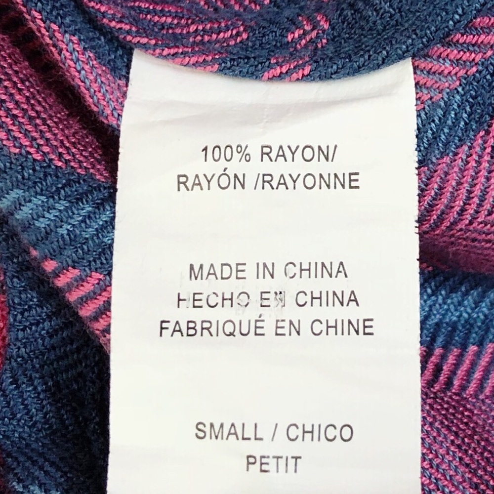 Rails Pink & Blue Plaid Button-Down Shirt - Picture 7 of 8